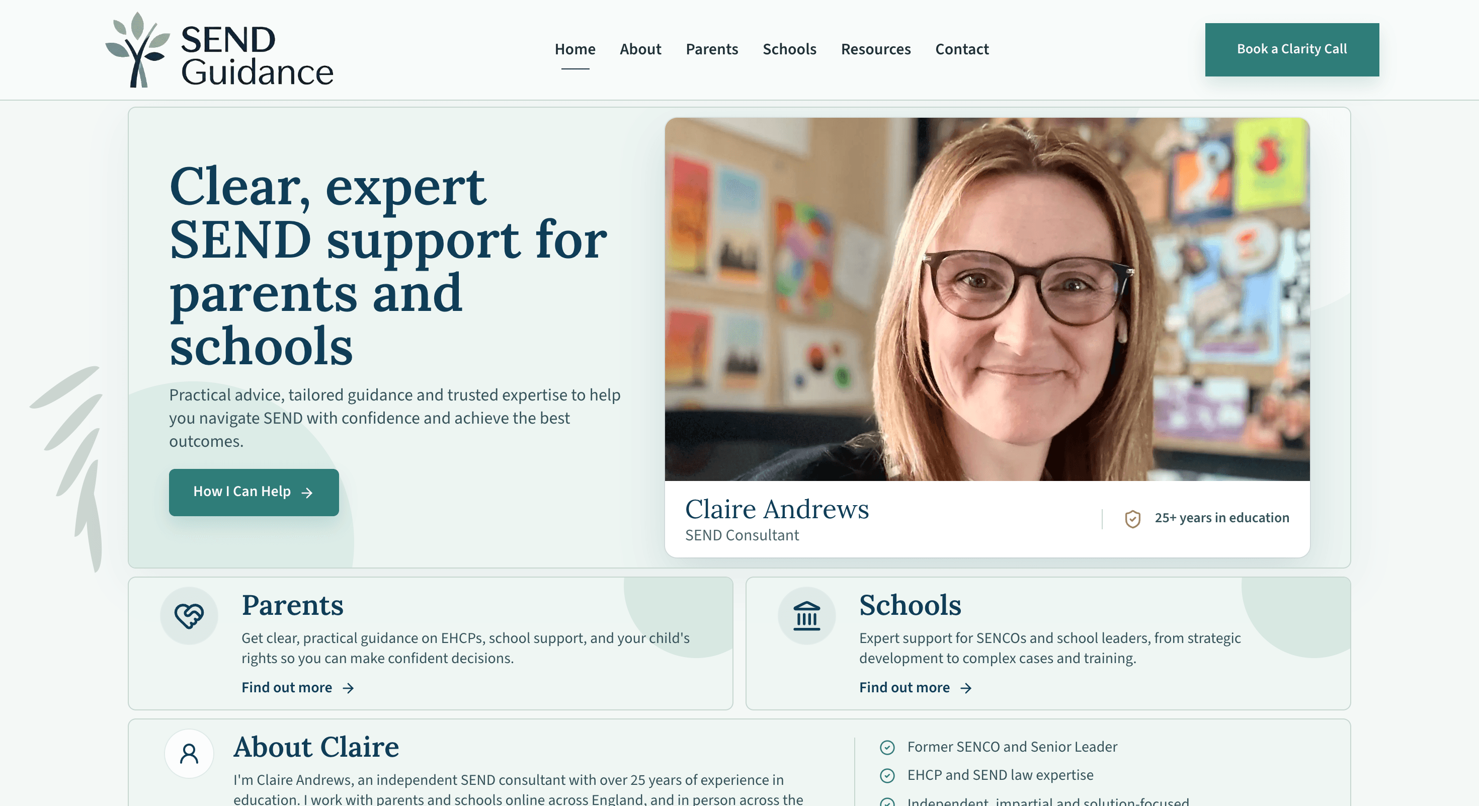 SEND Guidance website