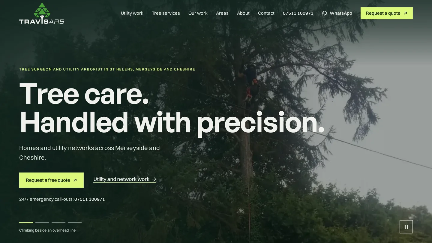 The Travis Arb homepage