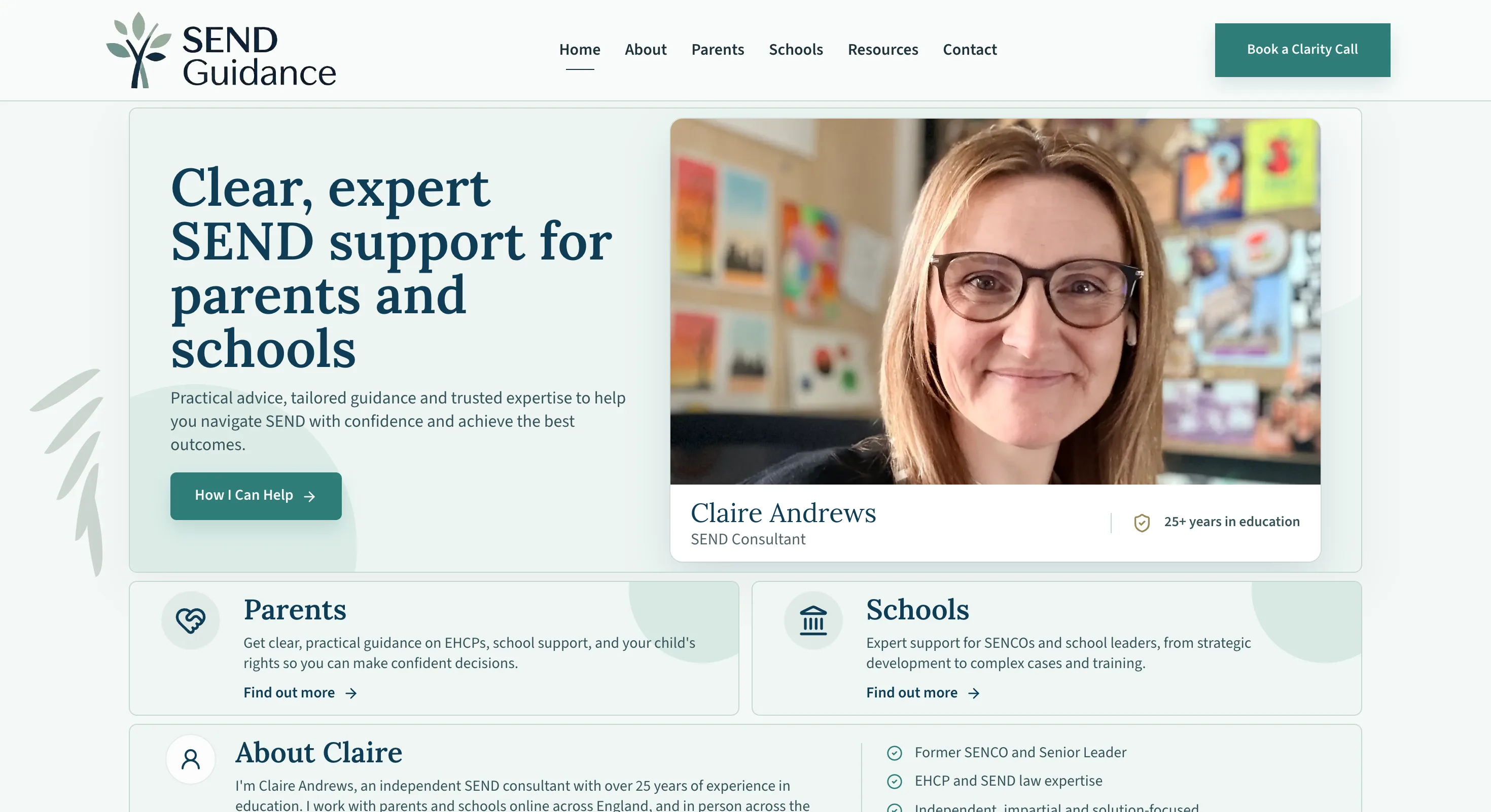 SEND Guidance website